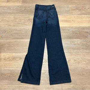 MOTHER THE HUSTLER SIDEWINDER FLARE JEANS WOMEN SIZE 24